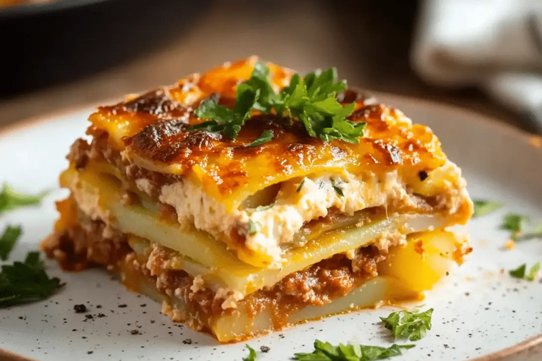 Low Carb Potato Lasagna