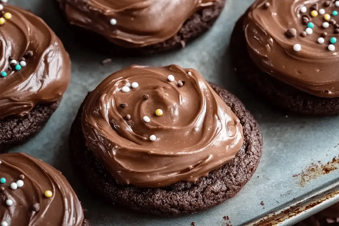 Chocolate Frosted Cookies