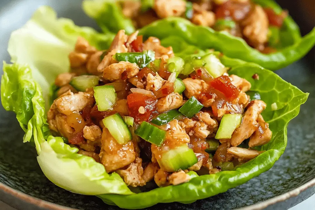 Chicken Lettuce Wraps