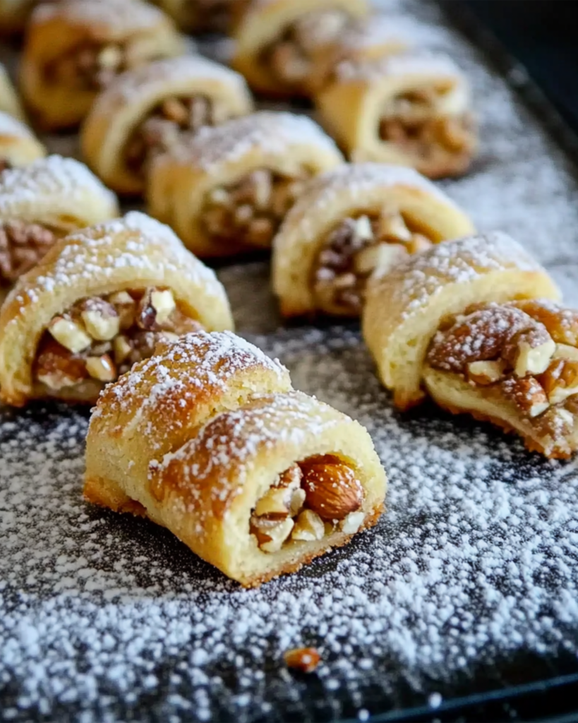 Italian Nut Roll Cookies