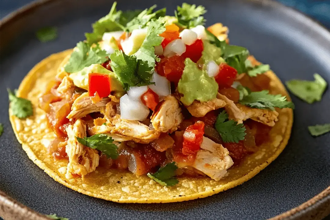 Chicken Tostadas