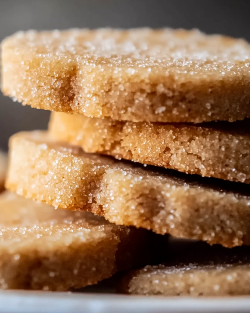 Brown Sugar Shortbread Cookies