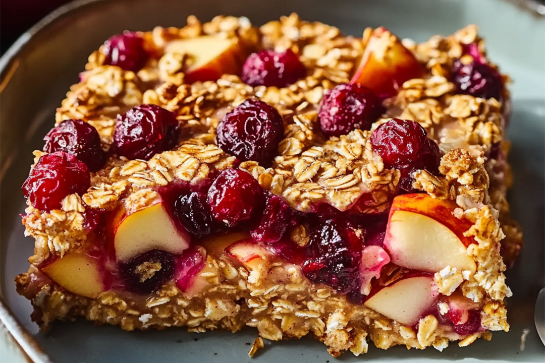 Apple-Cranberry Oats