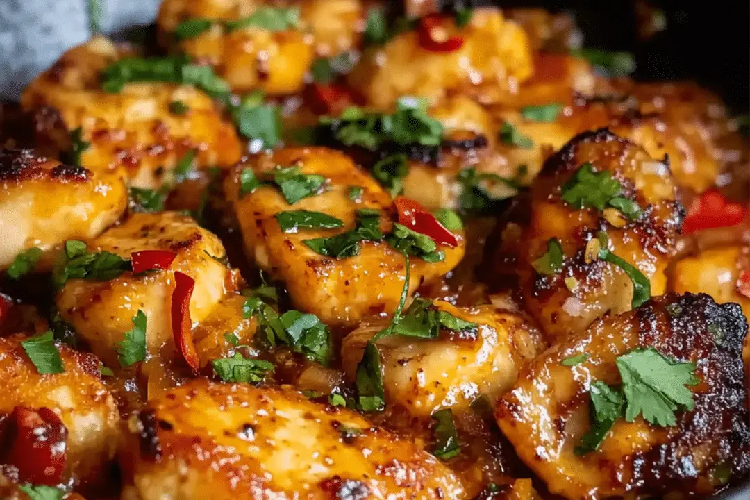Hot Honey Halloumi Chicken