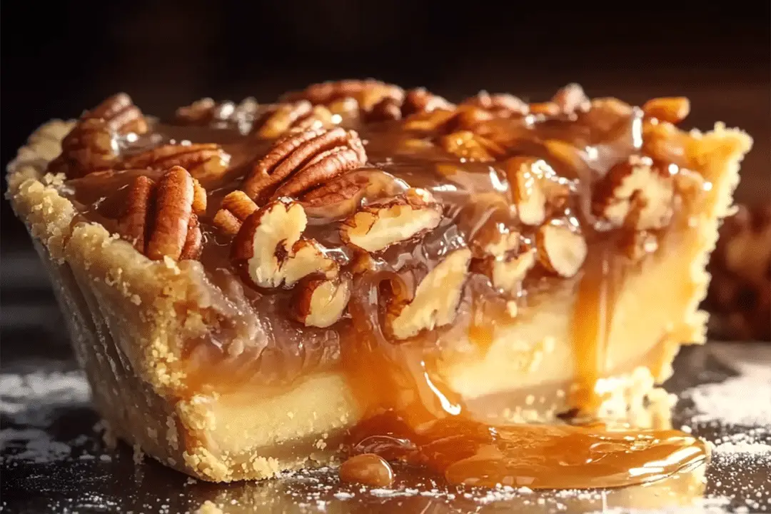 Caramel Pecan Delight Pie