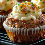 Meatloaf Cupcakes with Whipped Potato