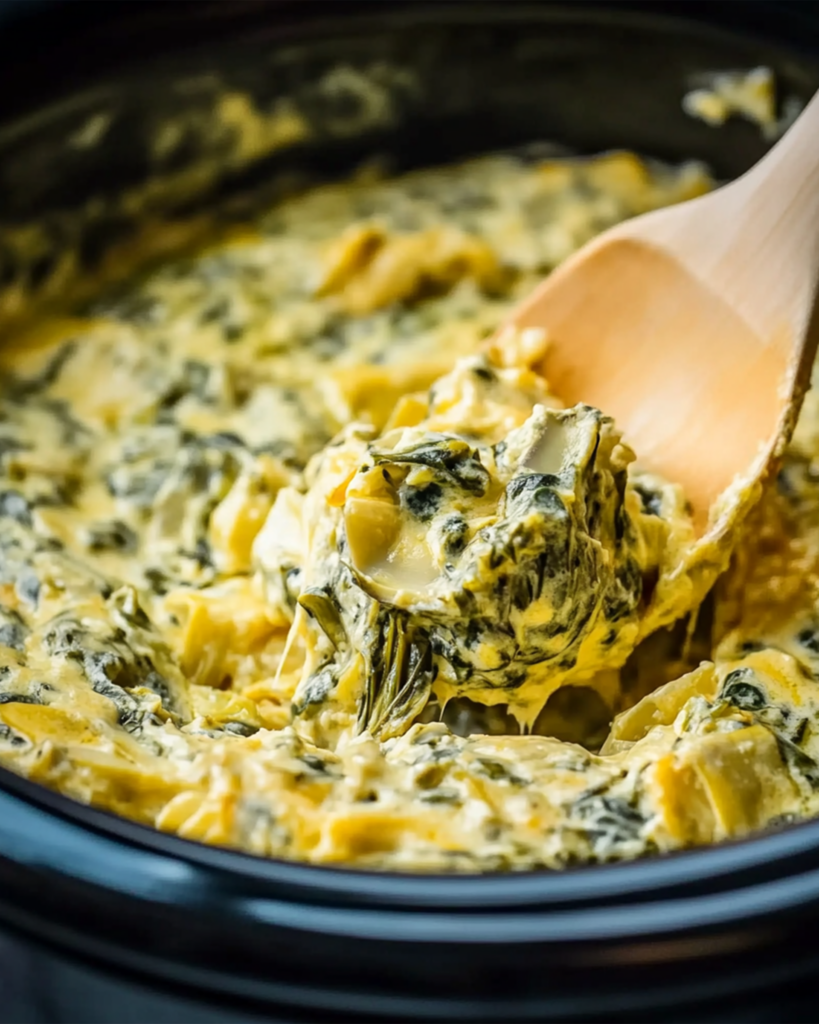 Crockpot Spinach Artichoke Dip