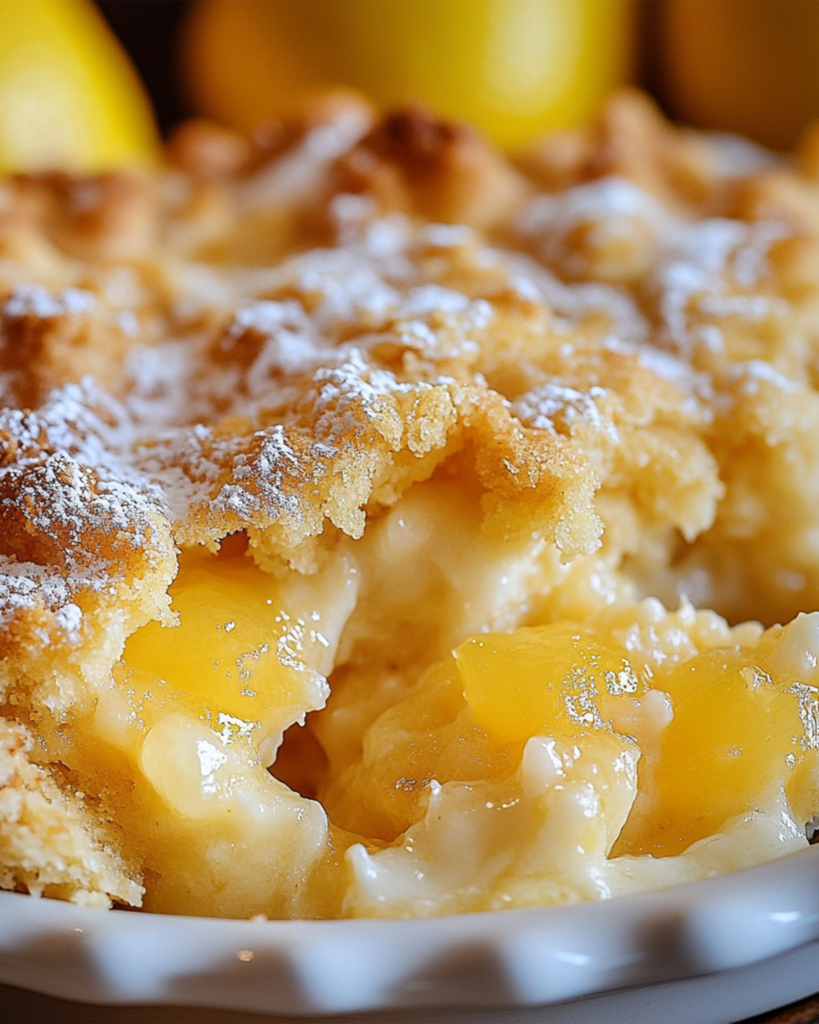 Magic Lemon Cobbler