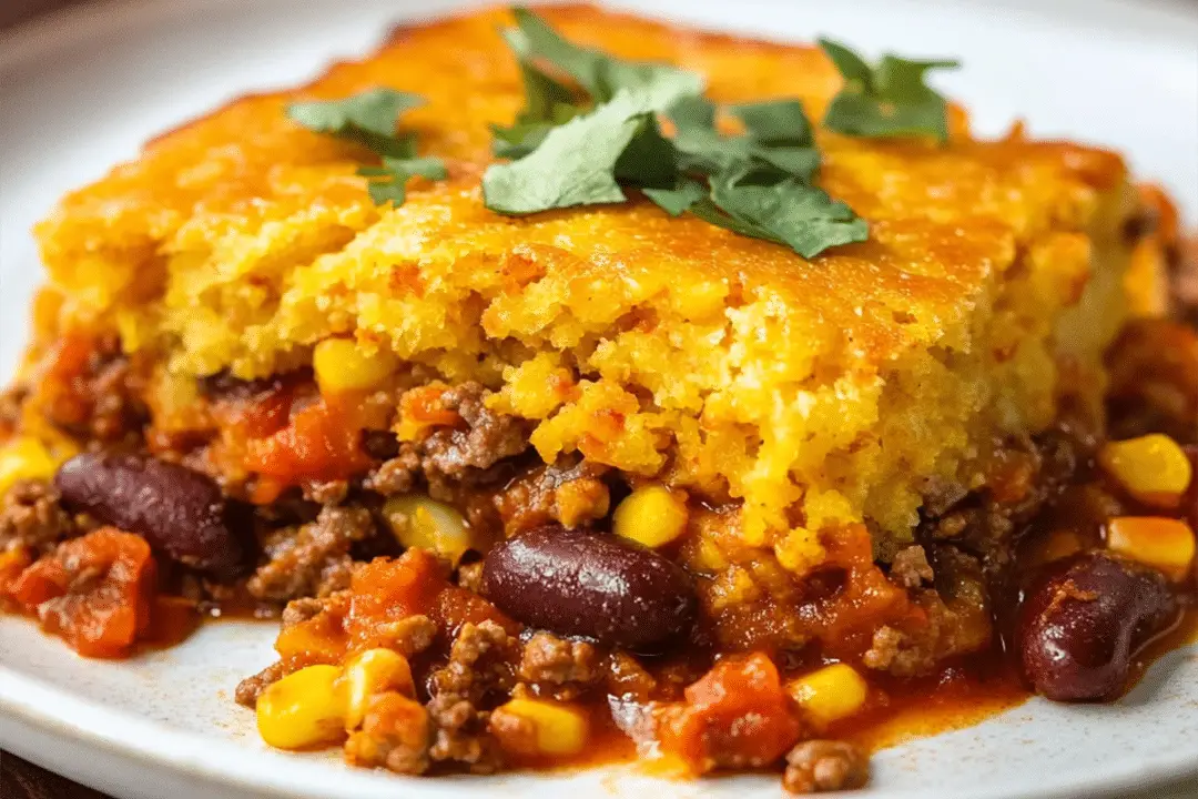 Chili Cornbread Casserole