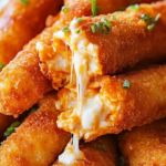 Buffalo Chicken Mozzarella Sticks