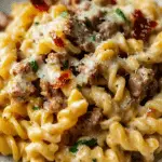 One-Pot Beef and Cheddar Ranch Pasta
