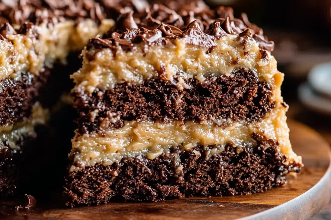 Homemade German Chocolate Cake