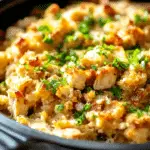 Crockpot Chicken Stuffing