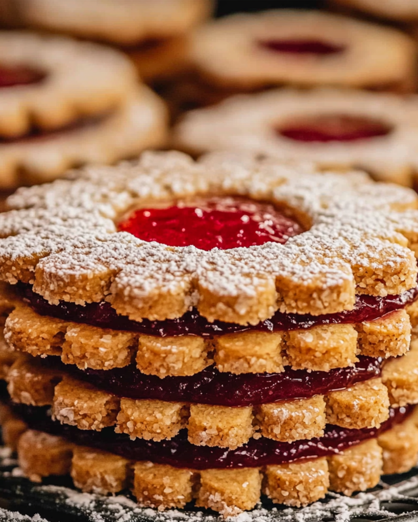 Hazelnut Linzer Cookies