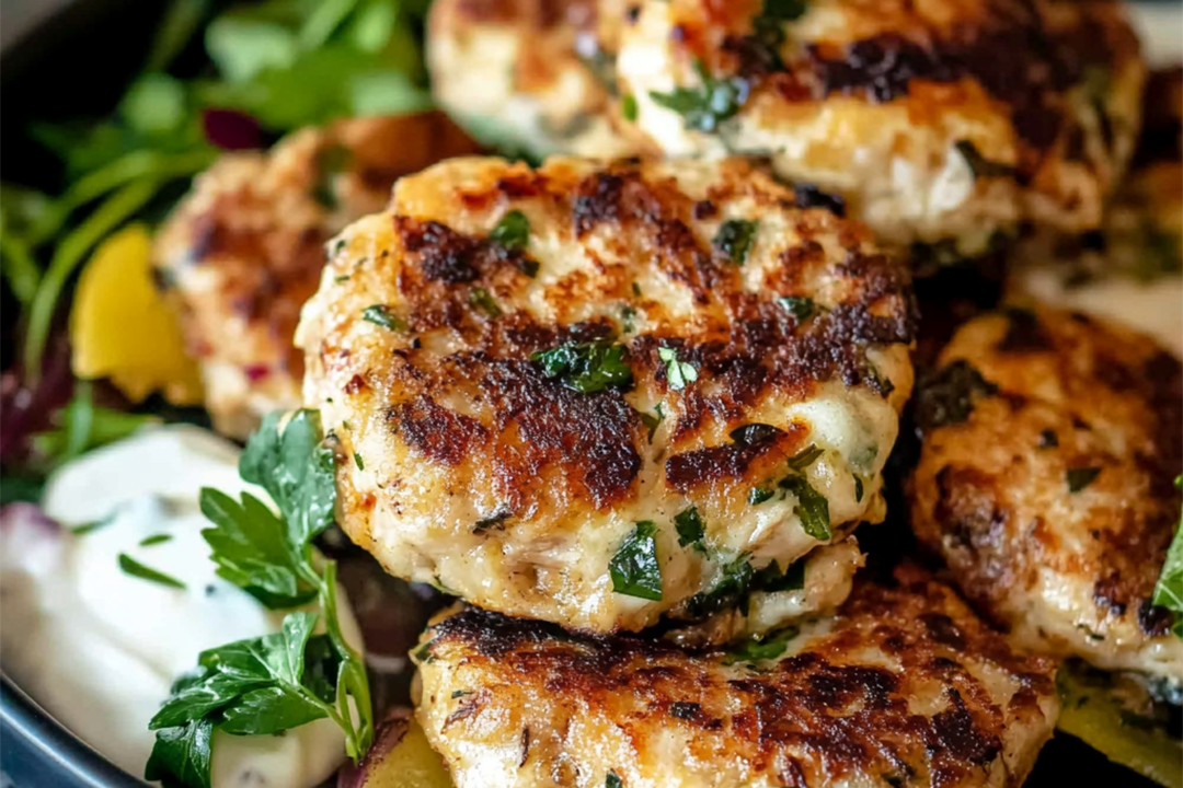 Mediterranean Chicken Patties