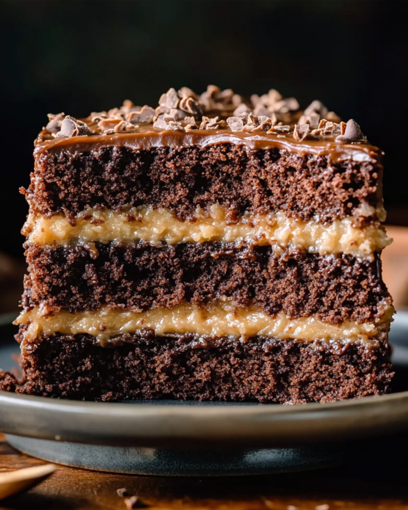 Homemade German Chocolate Cake