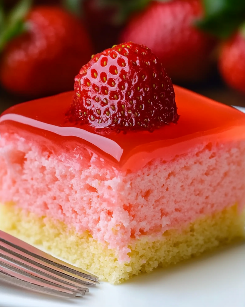 Strawberry Jello Cake