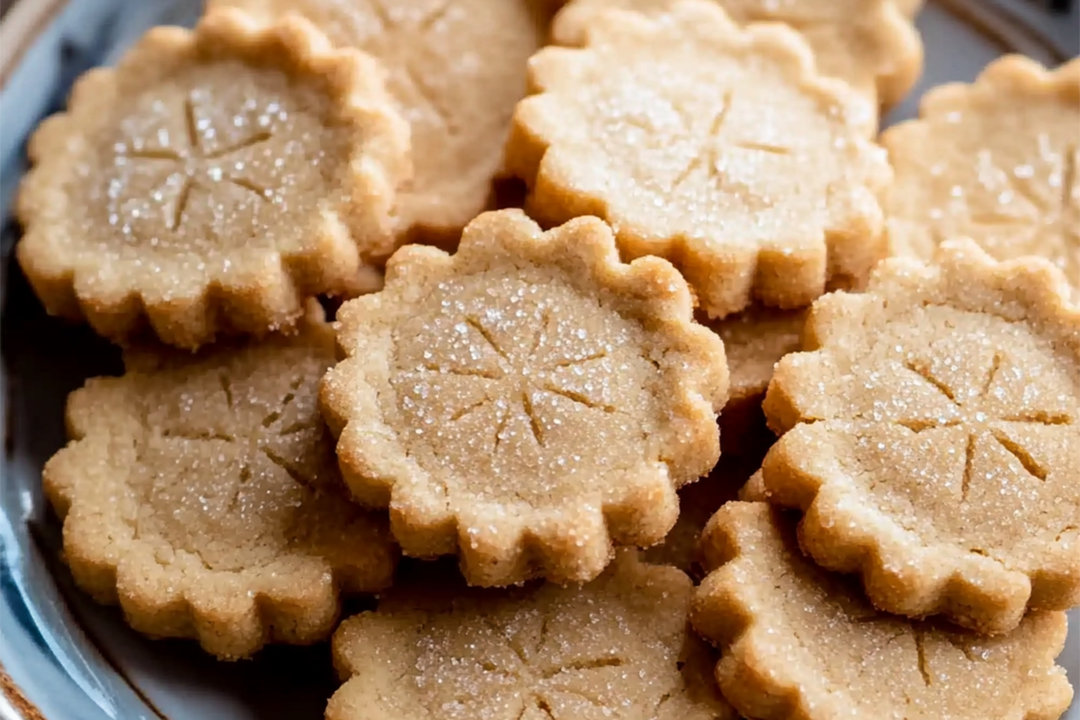 Brown Sugar Shortbread Cookies