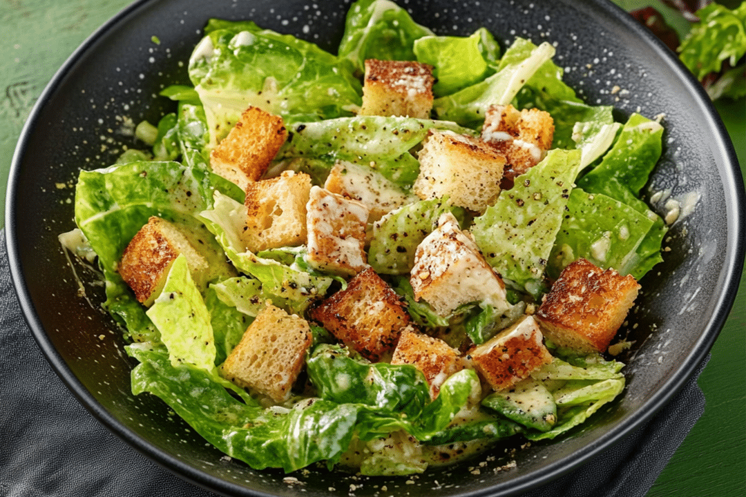 Caesar Salad with Dressing
