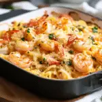 Shrimp Scampi Pasta Bake