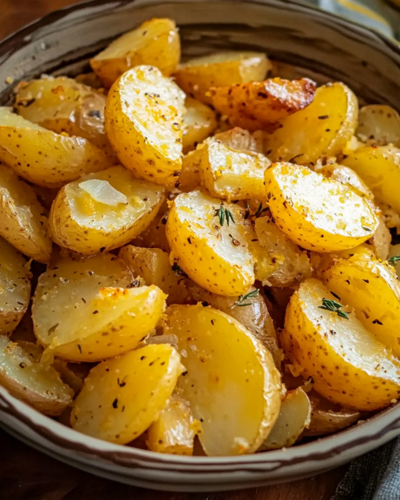 Greek Lemon Potatoes