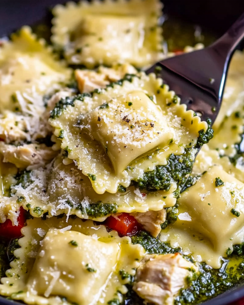 Pesto Ravioli Chicken