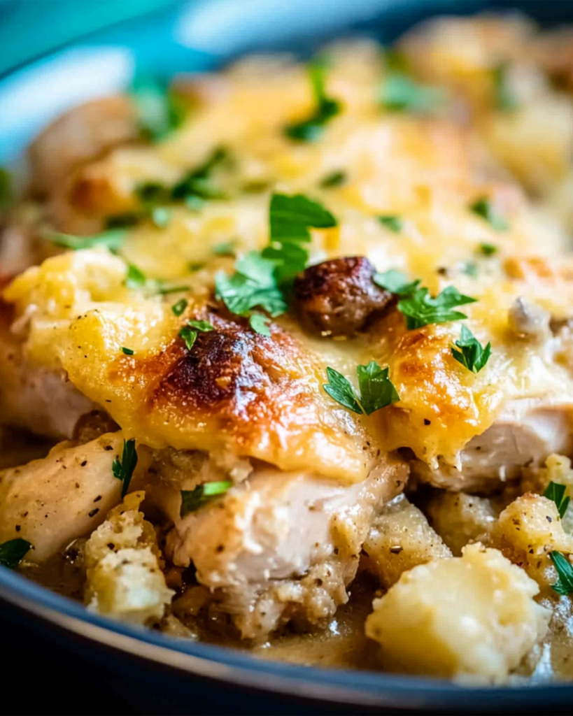 Crockpot Chicken & Stuffing