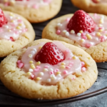 Strawberry Kiss Cookies