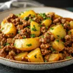 Ground Meat and Potato Skillet