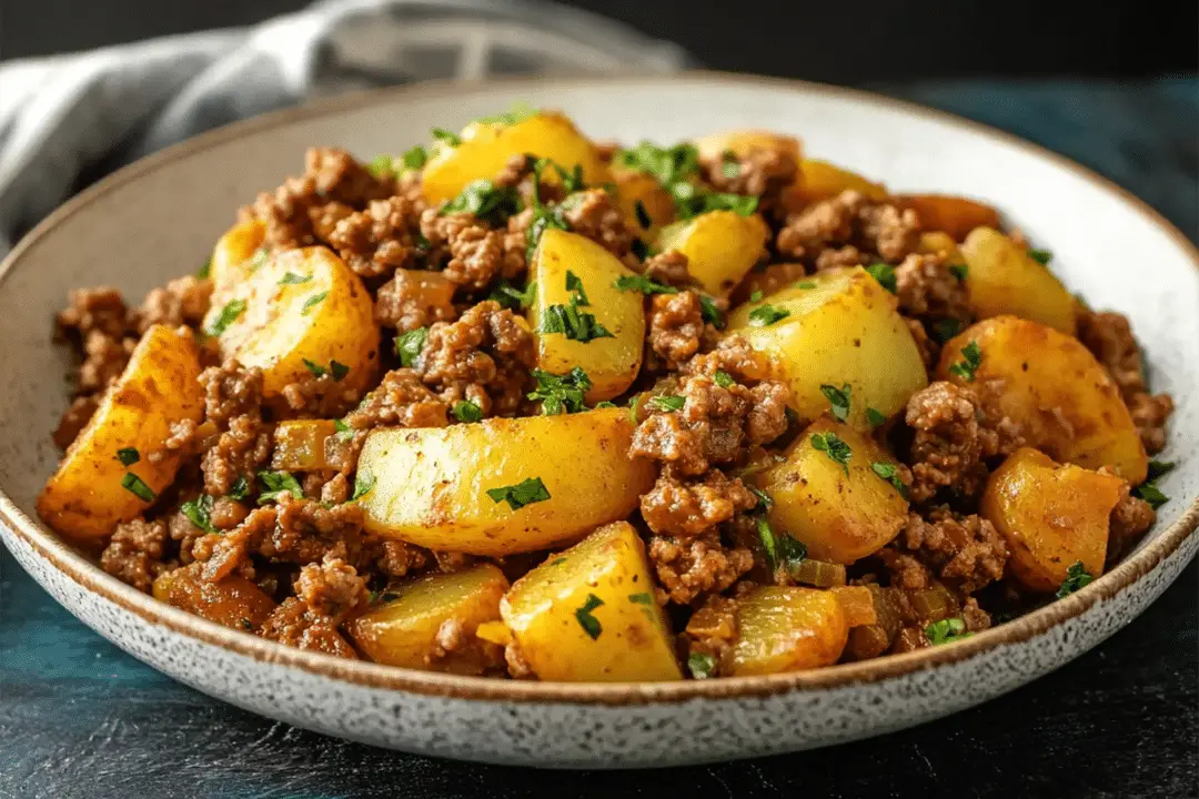 Ground Meat and Potato Skillet