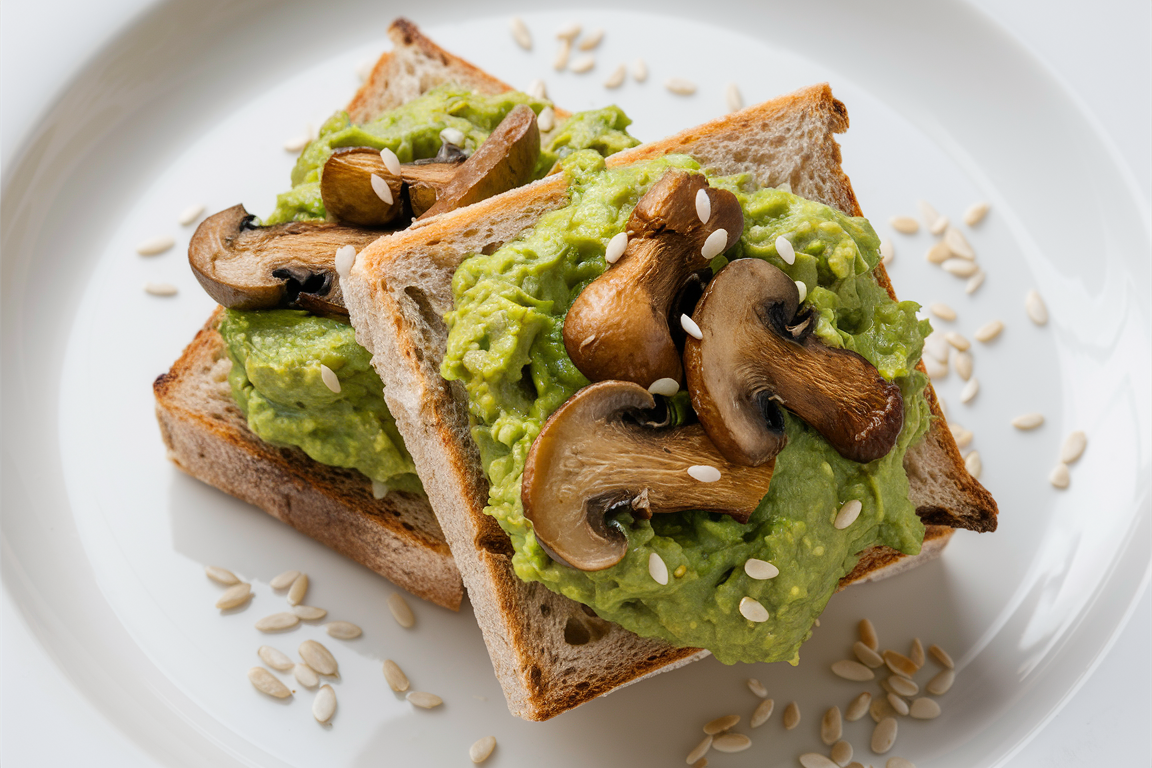 High-Protein Avocado Vegan Breakfast Toasts