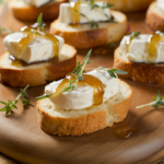 Crostini Appetizer with Goat Cheese