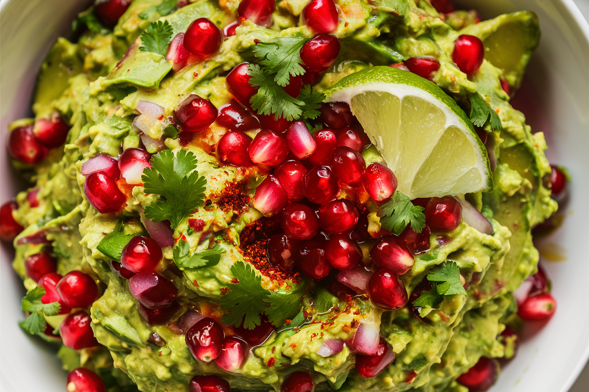 Pomegranate Guacamole