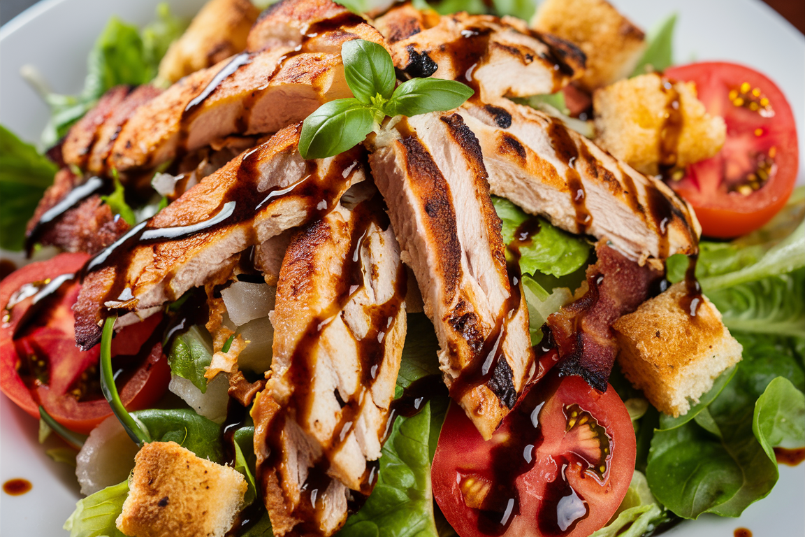 BLT Salad with Chicken