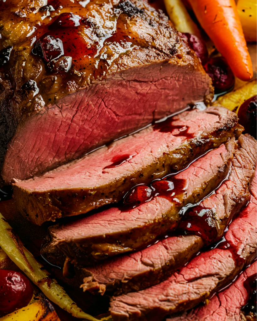 Cranberry Balsamic Roast Beef