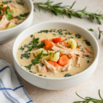 Healthy Chicken Pot Pie Soup