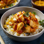 Hot Honey Mustard Chicken Bowls