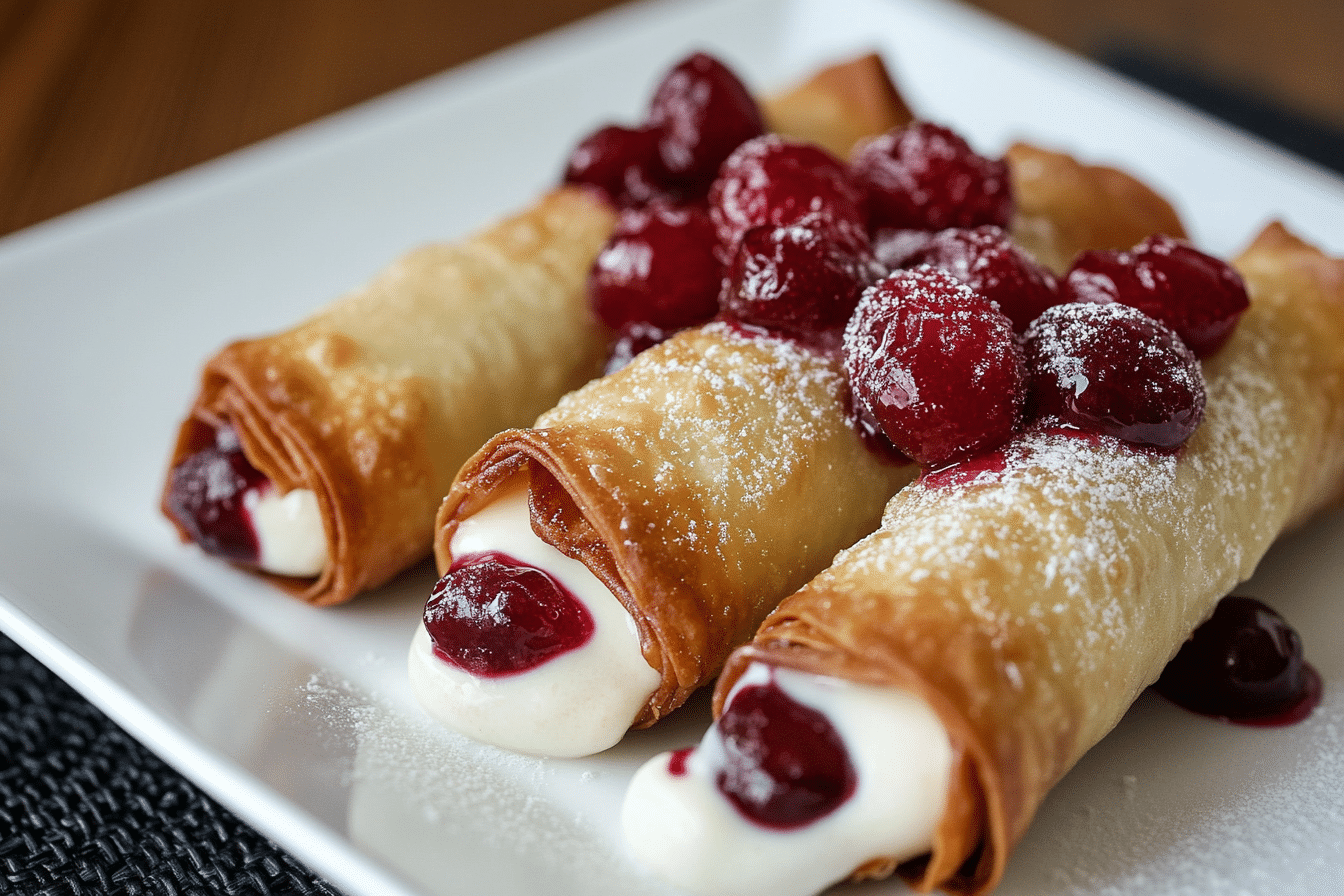 Cheesecake Egg Rolls