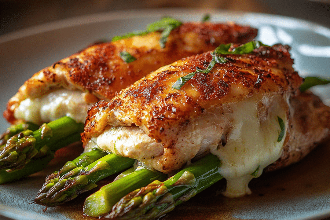 Asparagus Wrapped Chicken