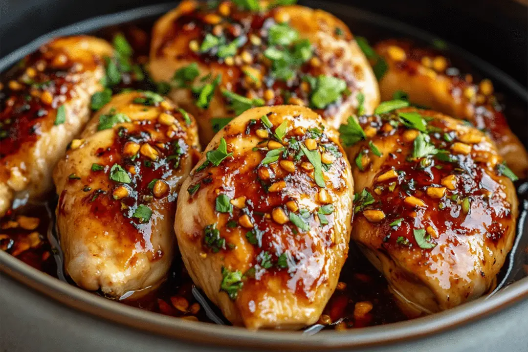 Crockpot Honey Garlic Chicken