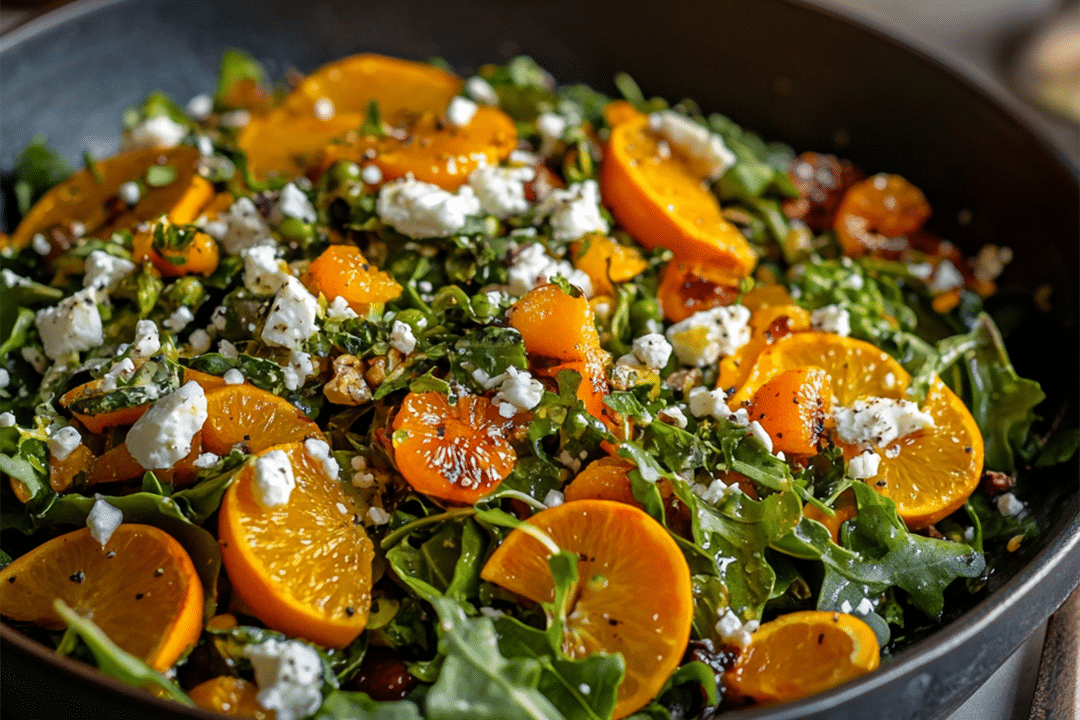 Roasted Squash Salad with Orange & Feta