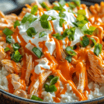 Buffalo Chicken Cottage Cheese Bowl