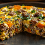 Sweet Potato Sausage Frittata
