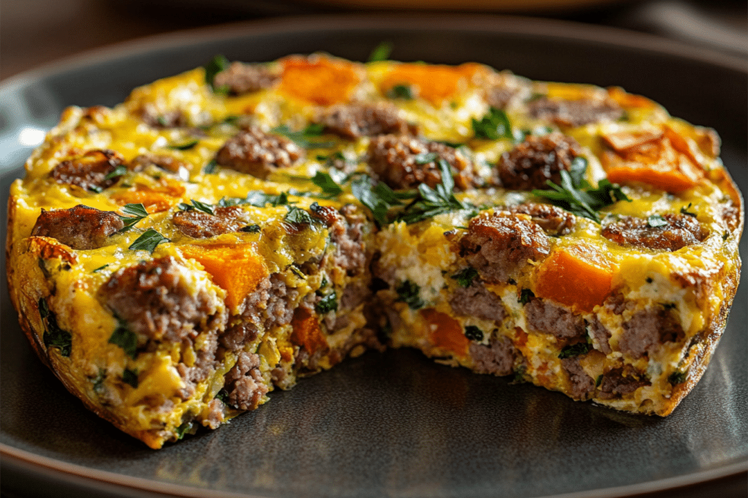 Sweet Potato Sausage Frittata