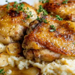 Apple Cider Braised Chicken