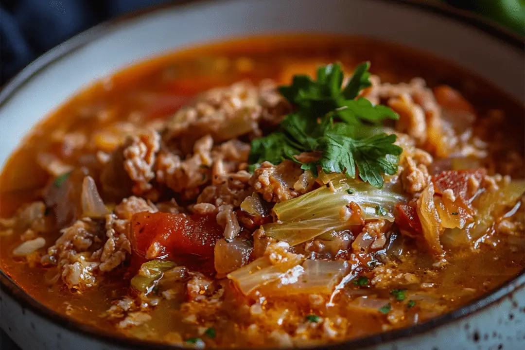 Low Carb Cabbage Soup
