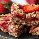 Healthy Strawberry Oatmeal Bars