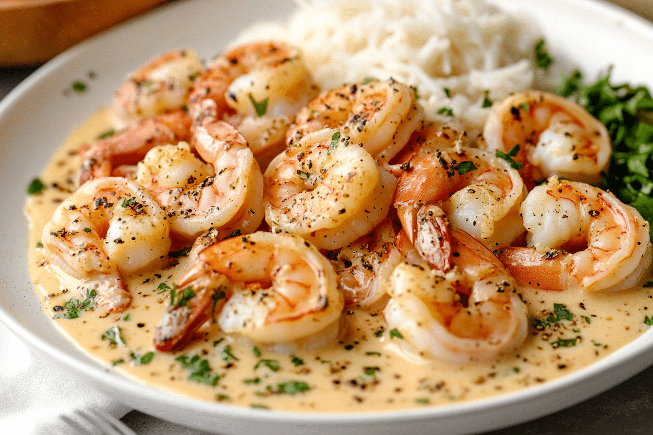 Creamy Garlic Shrimp