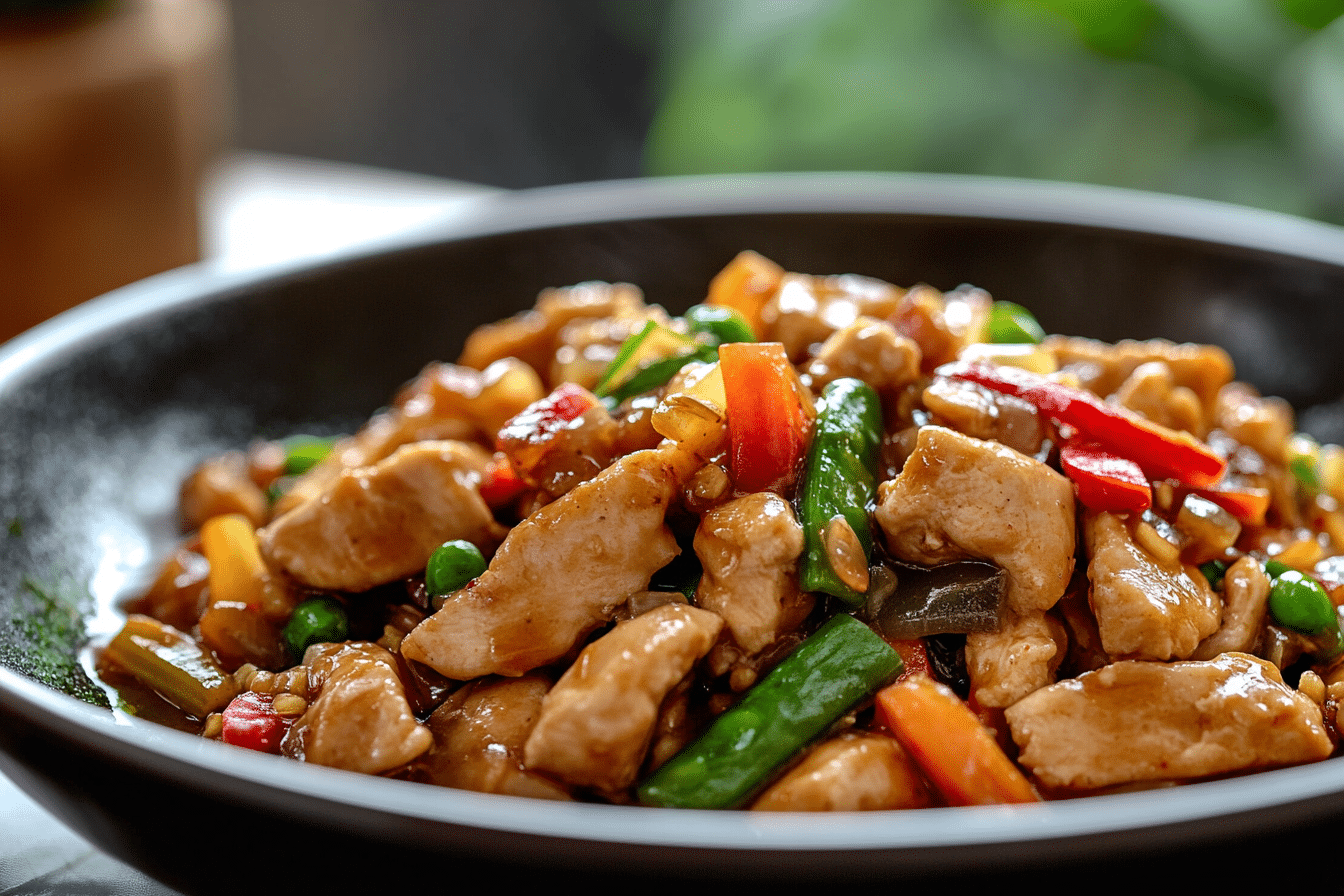 Chicken Stir-Fry with Brown Rice