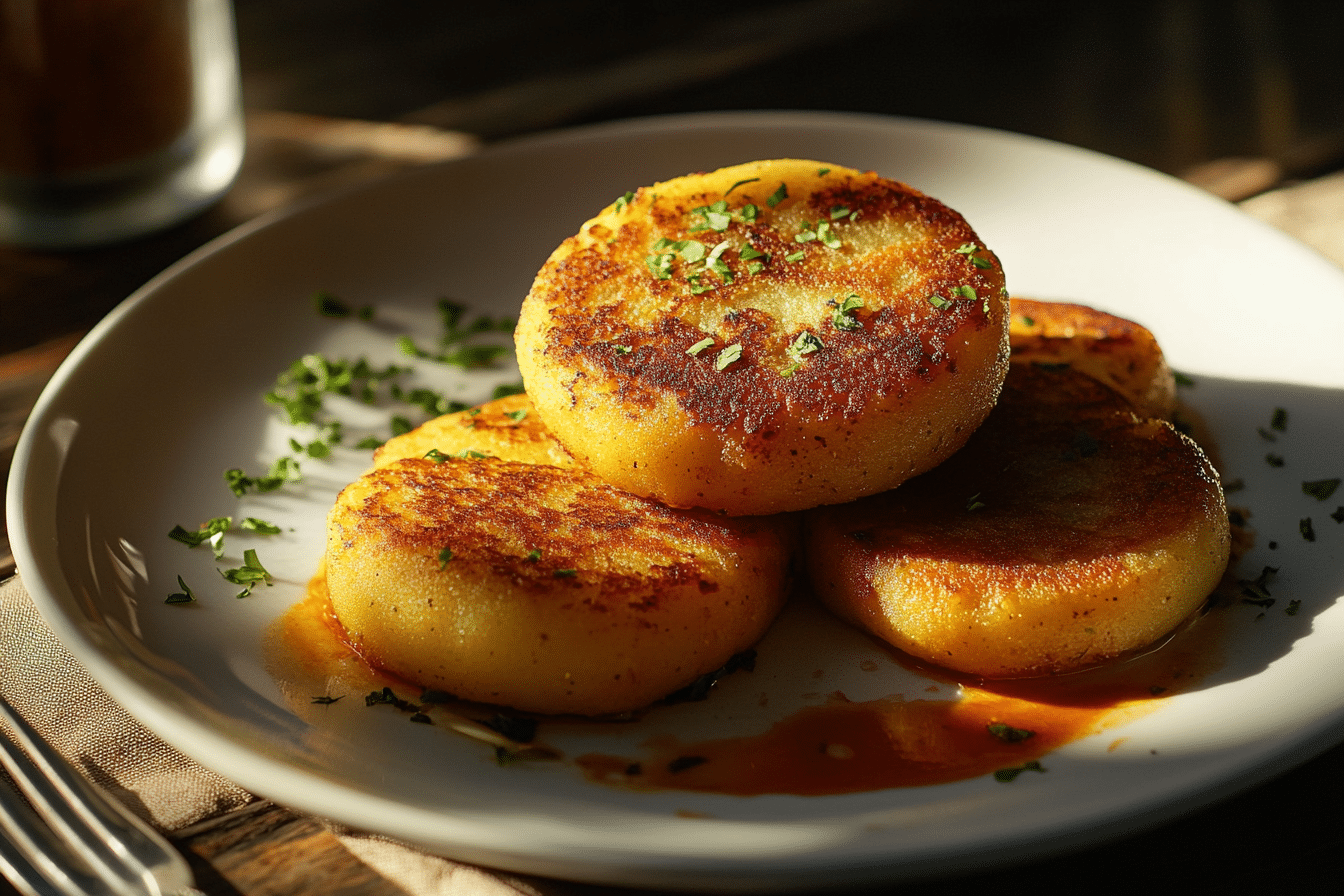 Cheesy Potato Pancakes
